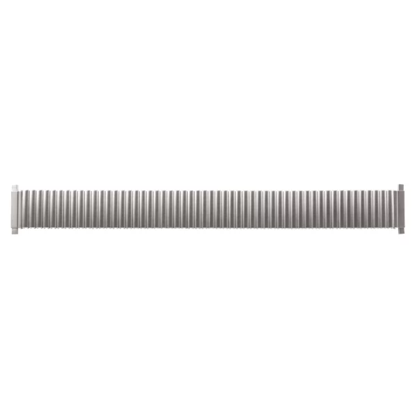 Eulit Flex Edelstahl Uhrenarmband - Teleskop-Anstoß - Silber