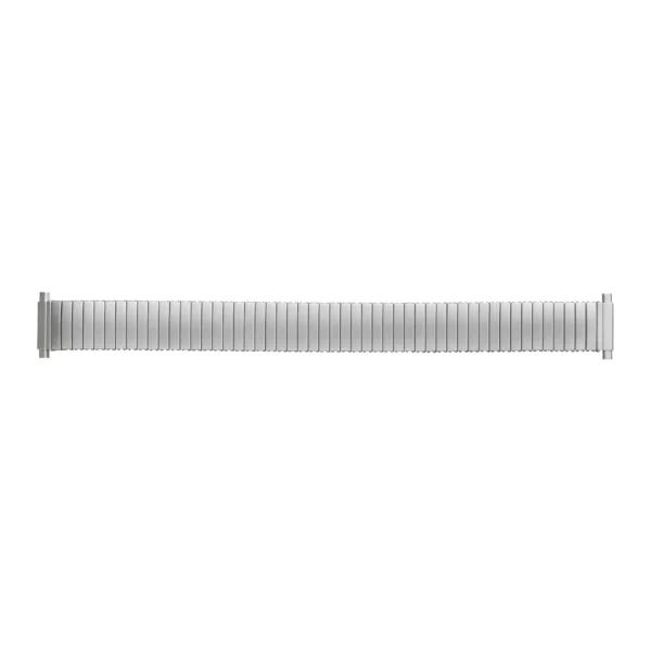 Eulit Flex Edelstahl Uhrenarmband - Teleskop-Anstoß - Silber