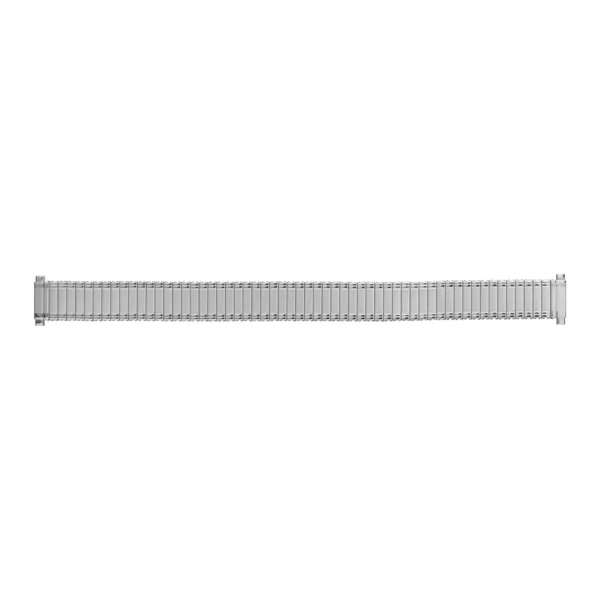 Eulit Flex Edelstahl Uhrenarmband - Teleskop-Anstoß - Silber