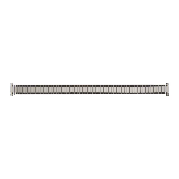 Eulit Flex Edelstahl Uhrenarmband - Teleskop-Anstoß - Silber