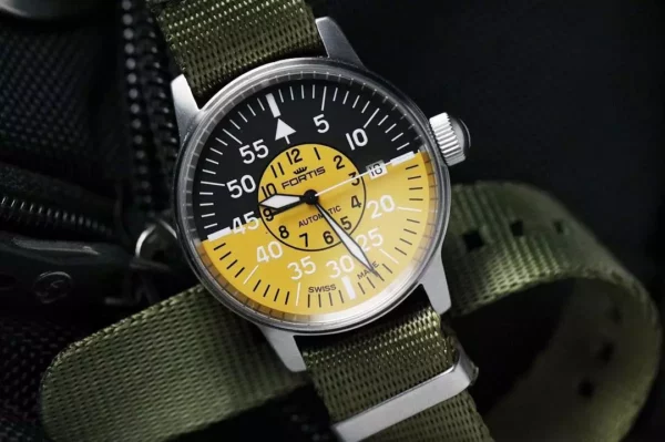 WB Original Strapazierfähiges Nylon-Uhrenarmband - Olivgrün – Bild 7
