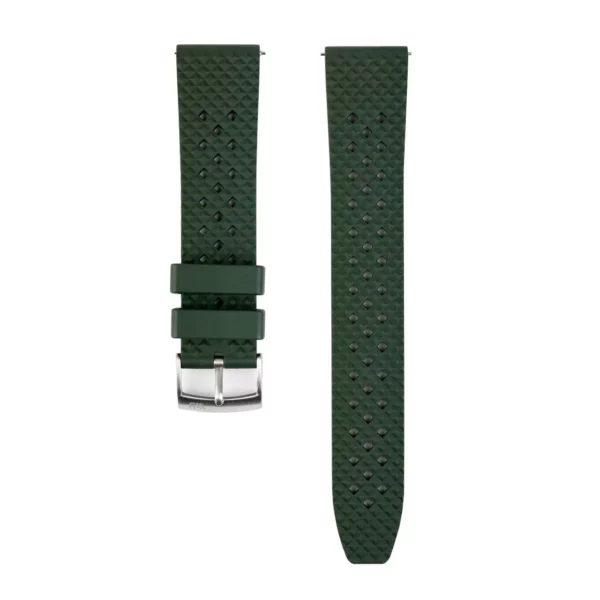 WB Original Kautschuk-Uhrenarmband im Rauten-Stil - Grün