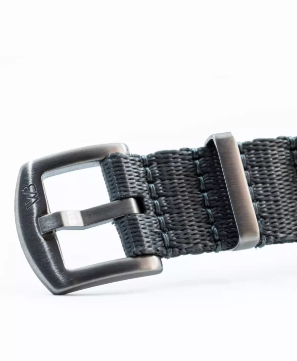 WB Original Strapazierfähiges Nylon-Uhrenarmband - Grau – Bild 4