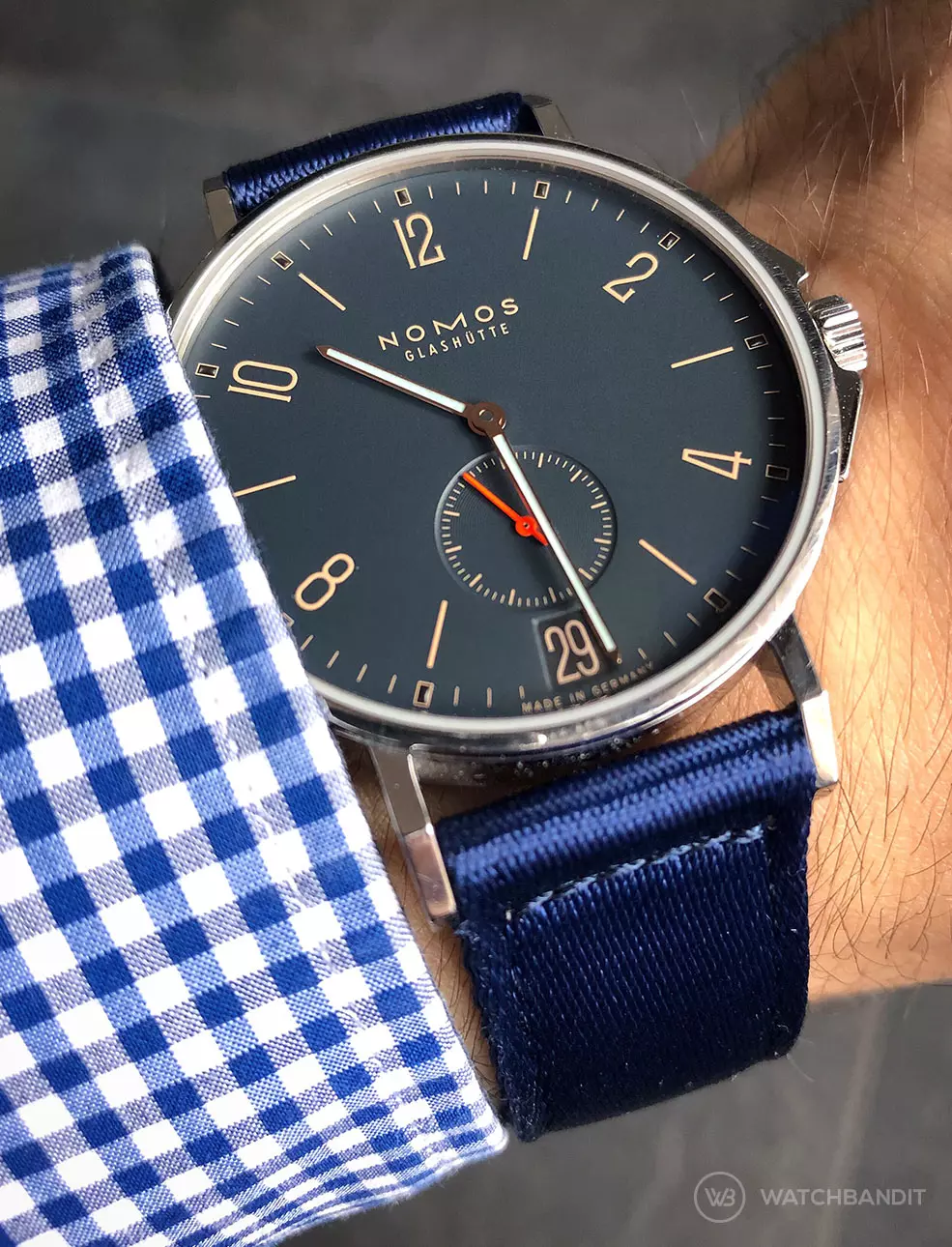 WB Original Nylon-Uhrenarmband 2-teilig - Blau – Bild 4