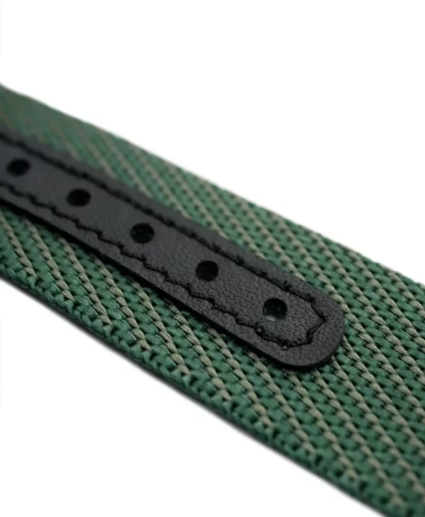 WB Original Premium Einteiliges verstellbares Nylon-Uhrenarmband - Petrol/Grün – Bild 2