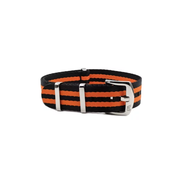 WB Original Premium Nylon-Uhrenarmband - Schwarz/Orange