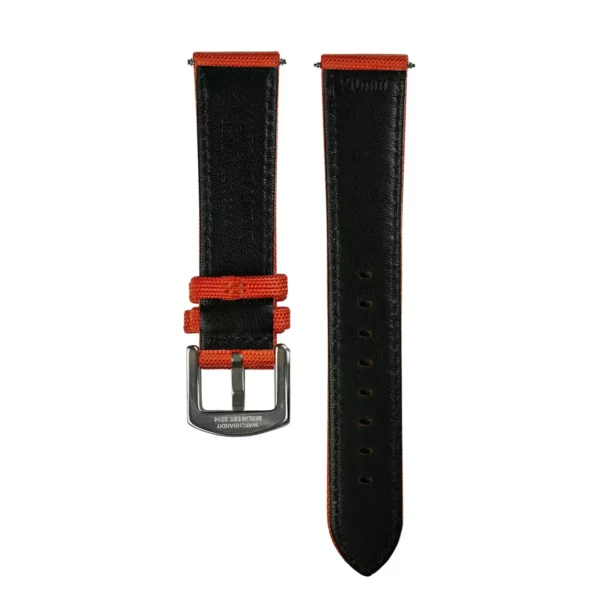 WB Original Premium Segeltuch-Uhrenarmband - Orange – Bild 5