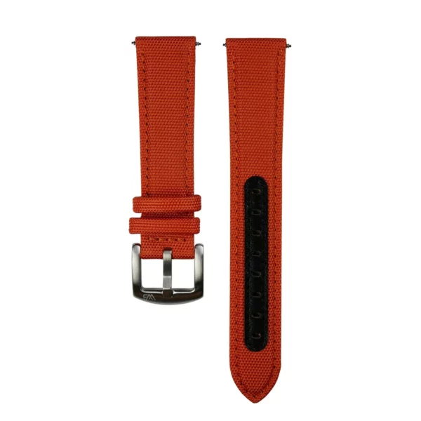 WB Original Premium Segeltuch-Uhrenarmband - Orange
