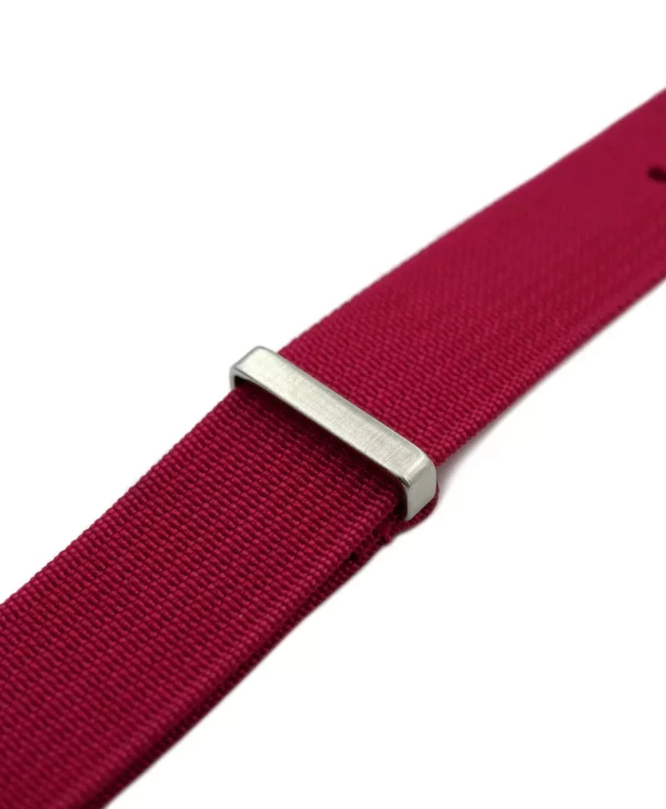 WB Original Geripptes Nylon-Uhrenarmband - Dunkelrosa – Bild 2