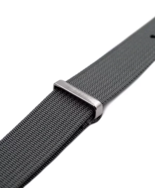 WB Original Geripptes Nylon-Uhrenarmband - Grau – Bild 2