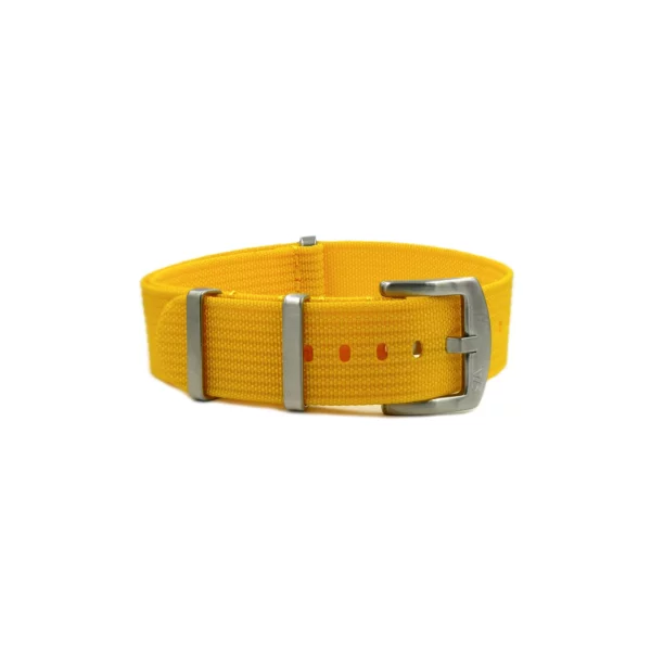 WB Original Geripptes Nylon-Uhrenarmband - Gelb