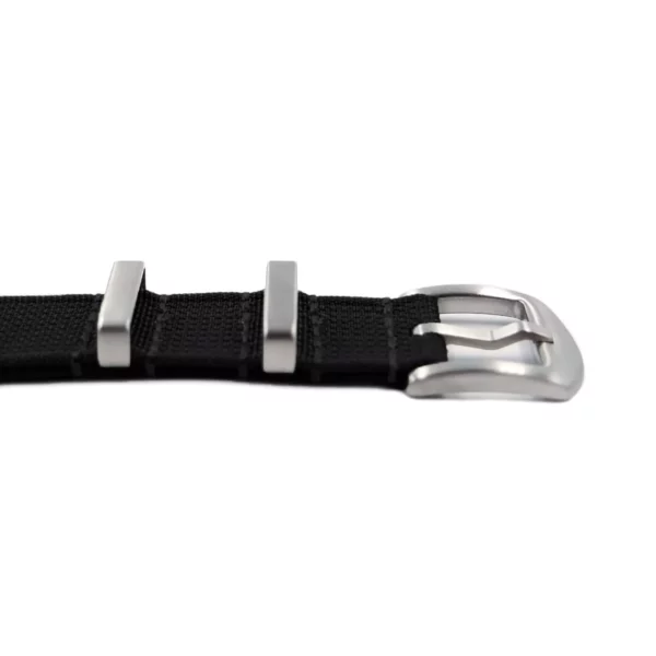 WB Original Geripptes Nylon-Uhrenarmband - Schwarz – Bild 3