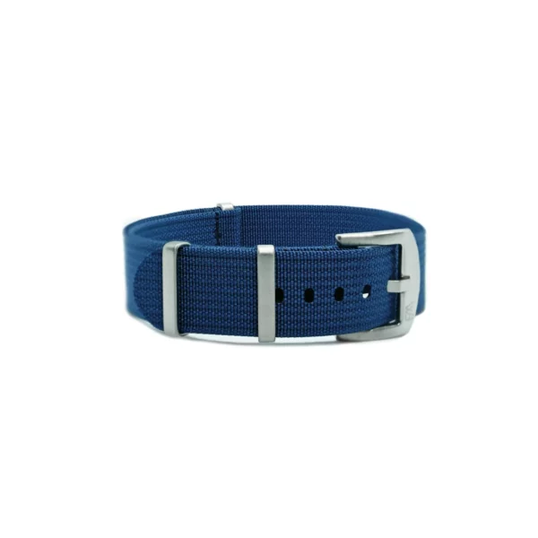 WB Original Geripptes Nylon-Uhrenarmband - Blau