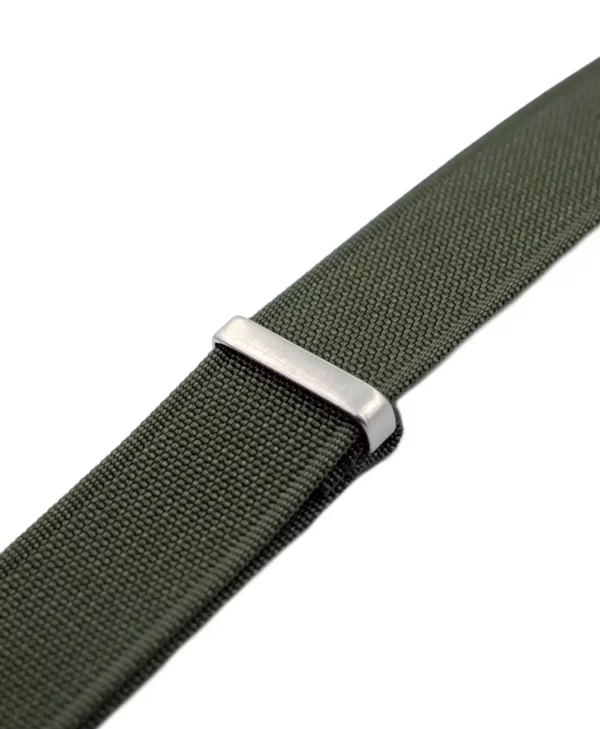 WB Original Geripptes Nylon-Uhrenarmband - Grün – Bild 2