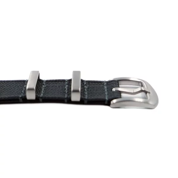 WB Original Geripptes Nylon-Uhrenarmband - Dunkelgrau – Bild 3