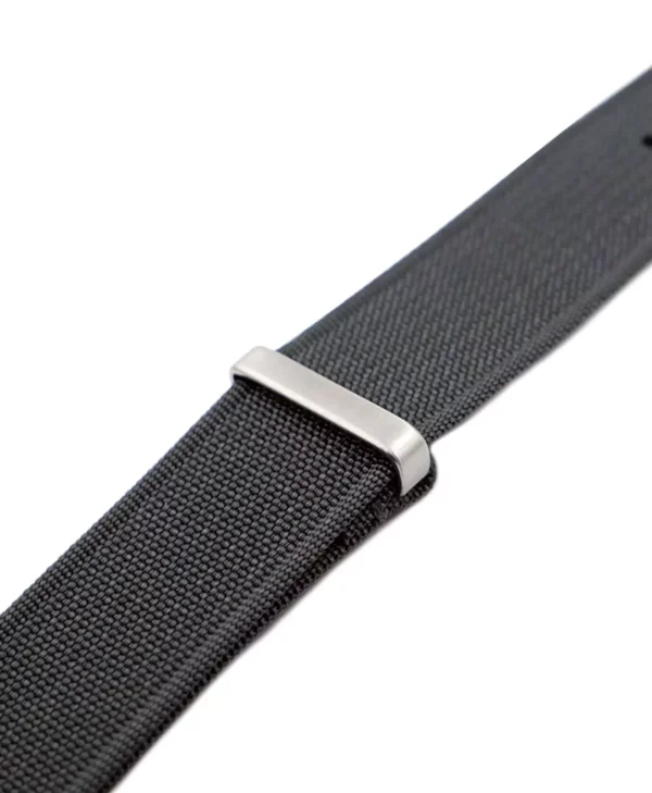 WB Original Geripptes Nylon-Uhrenarmband - Dunkelgrau – Bild 2