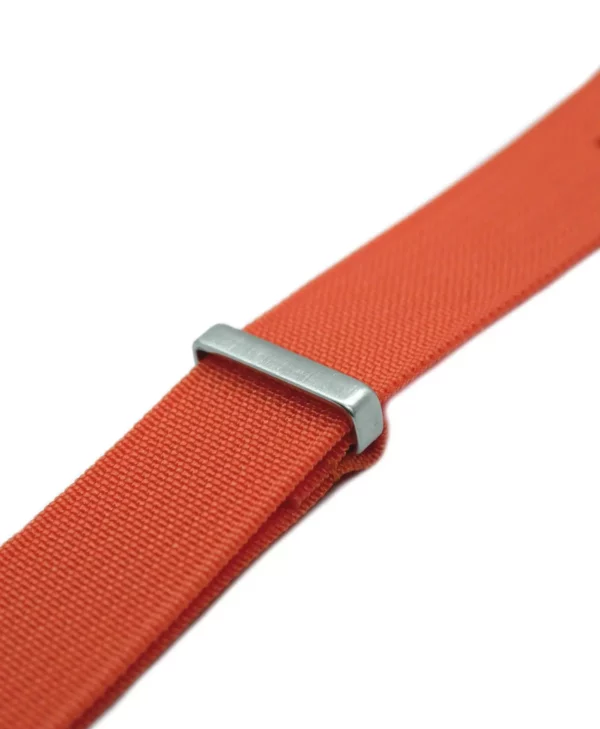 WB Original Geripptes Nylon-Uhrenarmband - Orange – Bild 3