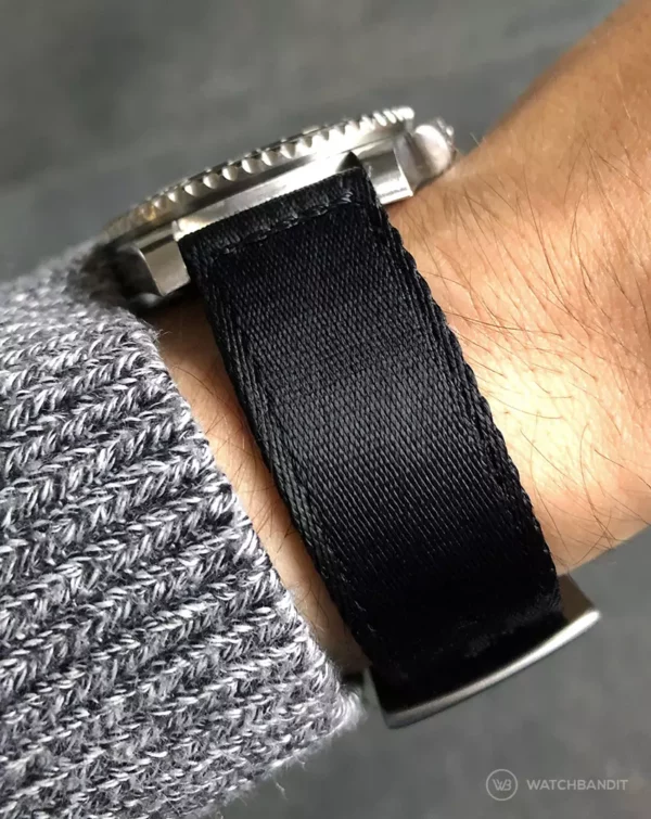 WB Original Nylon-Uhrenarmband 2-teilig - Schwarz – Bild 4
