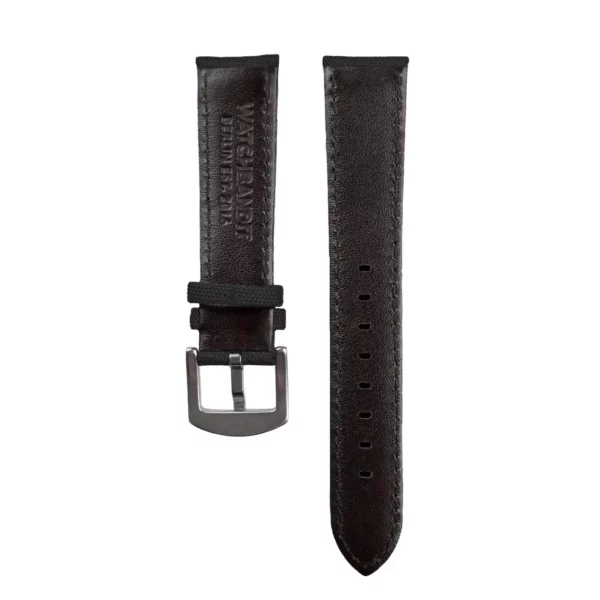 WB Original Premium Segeltuch-Uhrenarmband - Schwarz – Bild 4