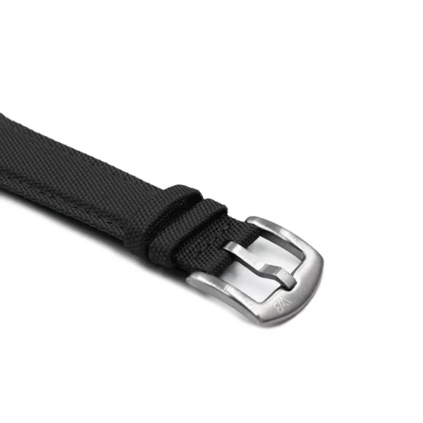 WB Original Premium Segeltuch-Uhrenarmband - Schwarz – Bild 2