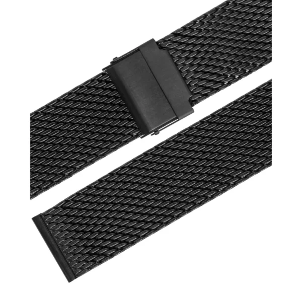 Stalux Milanaise Mesh Uhrenarmband - Schwarz – Bild 2