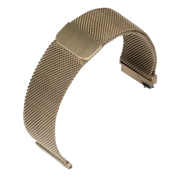 Stalux Milanaise Mesh Uhrenarmband - Magnetverschluss - Roségold – Bild 2