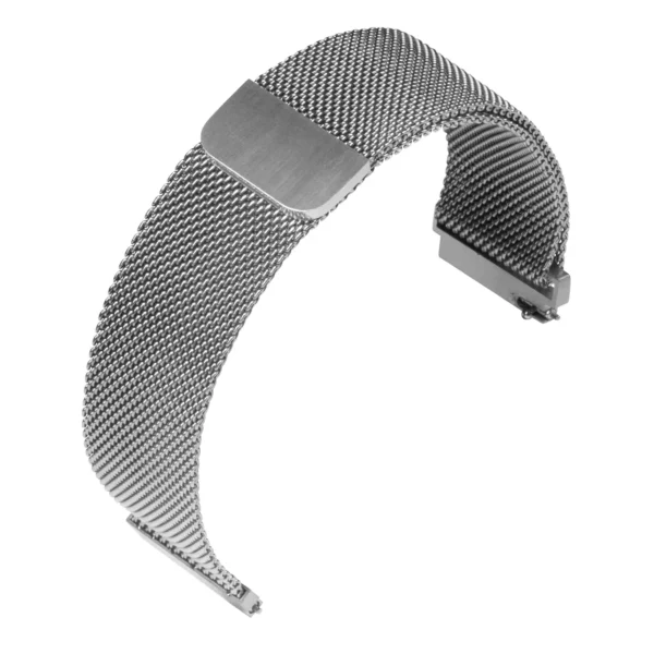 Stalux Milanaise Mesh Uhrenarmband - Magnetverschluss - Silber – Bild 2