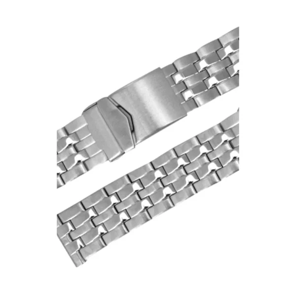 Stalux Edelstahl Uhrenarmband - Massiv - Silber – Bild 2