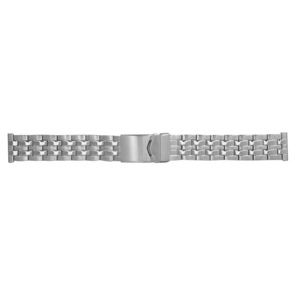 Stalux Edelstahl Uhrenarmband - Massiv - Silber