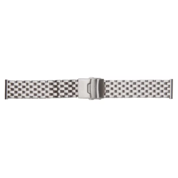 Stalux Edelstahl Uhrenarmband - Massiv - Silber