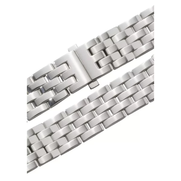 Stalux Edelstahl Uhrenarmband - Massiv - Silber – Bild 2