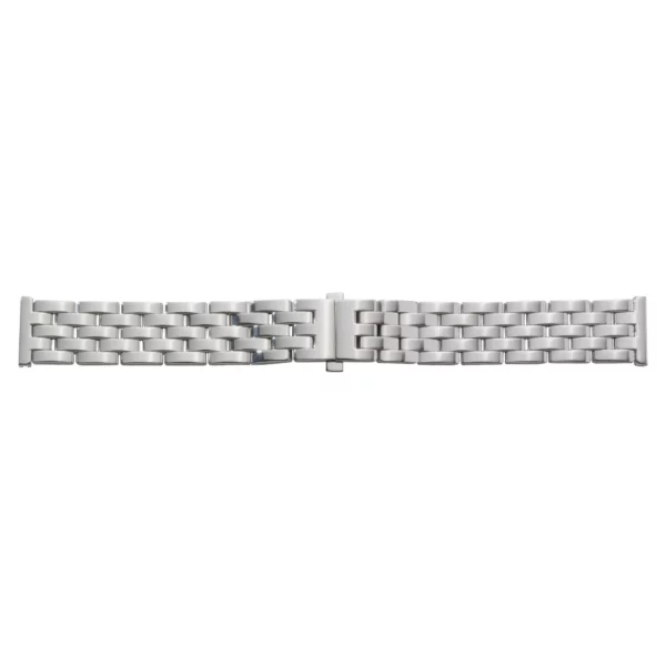 Stalux Edelstahl Uhrenarmband - Massiv - Silber