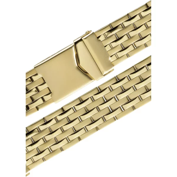 Stalux Edelstahl Uhrenarmband - Gold – Bild 2