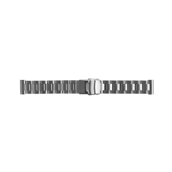 Stalux Edelstahl Uhrenarmband - Massiv - Silber