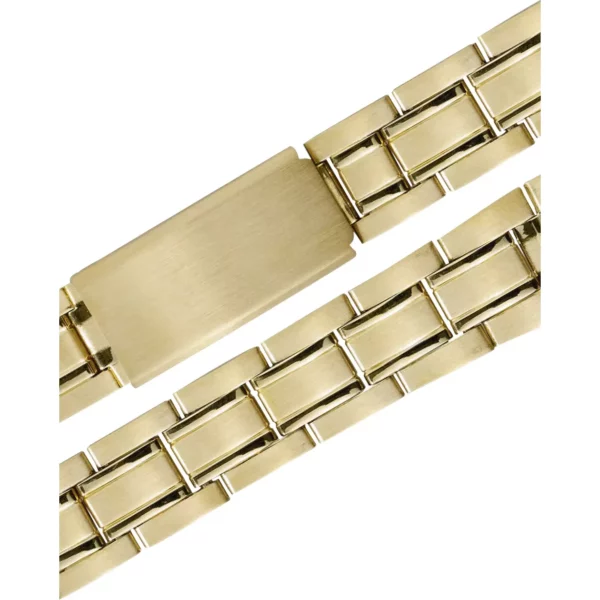 Stalux Edelstahl Uhrenarmband - Wechsel-Anstöße - 14 & 16 mm - Gold – Bild 2