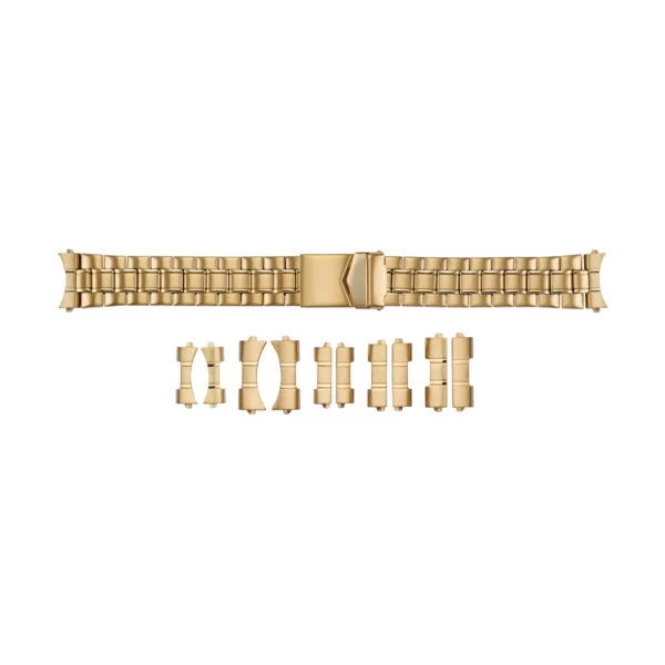 Stalux Edelstahl Uhrenarmband - Wechsel-Anstöße - 18, 20 & 22 mm - Gold