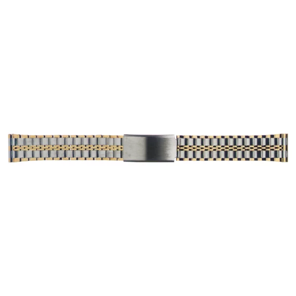 Stalux Edelstahl Uhrenarmband - Wechsel-Anstöße - 18 & 20 mm - Silber/Gold