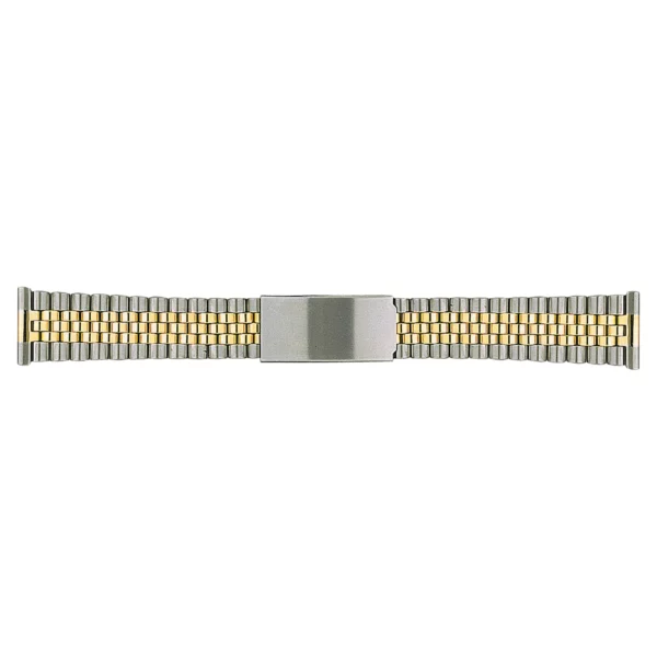Stalux Edelstahl Uhrenarmband - Silber/Gold