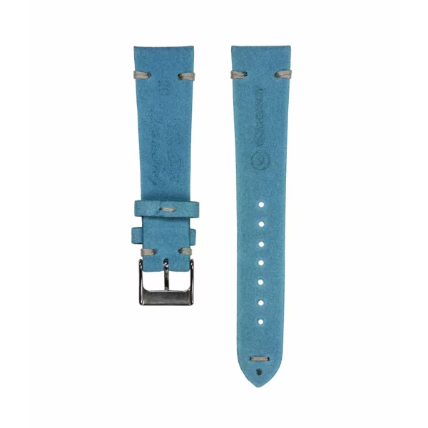 WB Original Wildleder-Uhrenarmband - Vintage Hellblau – Bild 3
