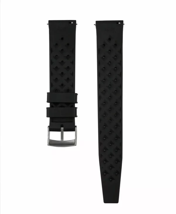 WB Original Tropical Style Kautschuk-Uhrenarmband - Schwarz – Bild 3