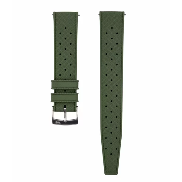 WB Original Tropical Style Kautschuk-Uhrenarmband - Grün