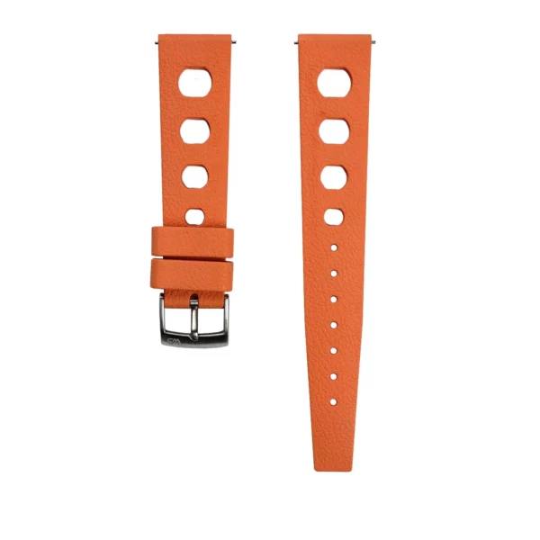 WB Original Vintage Style Kautschuk-Uhrenarmband - Orange