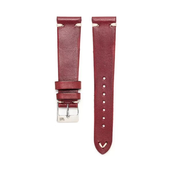 WB Original Vintage-Uhrenarmband - Burgunderrot