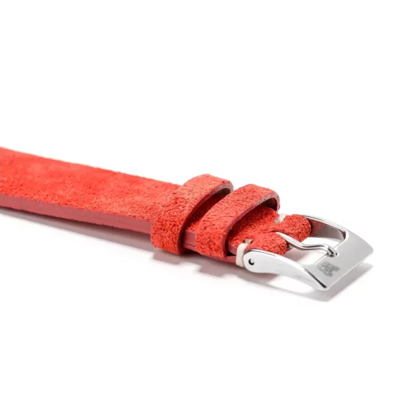 WB Original Wildleder-Uhrenarmband - Vintage Rot – Bild 2