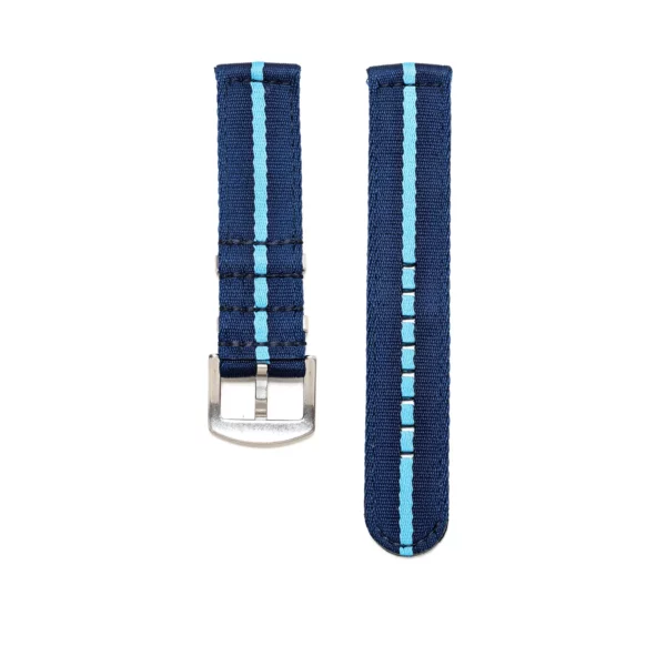 WB Original Nylon-Uhrenarmband 2-teilig - Blau & Himmelblau – Bild 4