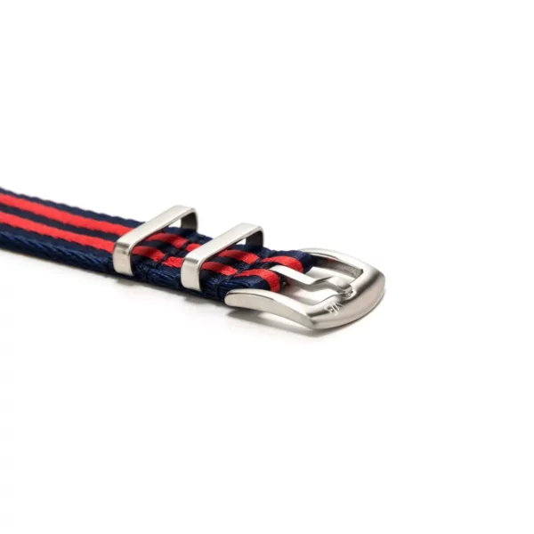 WB Original Nylon-Uhrenarmband 2-teilig - Blau & Rot – Bild 2