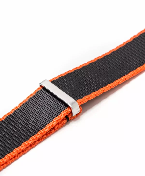 WB Original Strapazierfähiges Nylon-Uhrenarmband - Schwarz & Orange – Bild 6