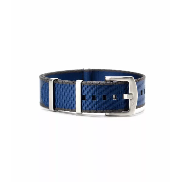 WB Original Strapazierfähiges Nylon-Uhrenarmband - Blau & Grau
