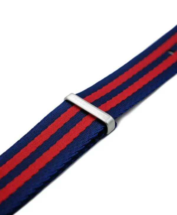 WB Original Premium Nylon-Uhrenarmband - Dunkelblau/Rot – Bild 3