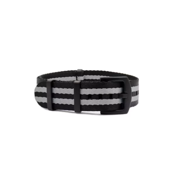 WB Original Premium Nylon-Uhrenarmband - Schwarz/Grau – Bild 7